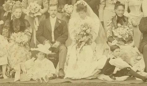 J Howard Fox (1864-1951) 2 Fox Pease wedding 1892