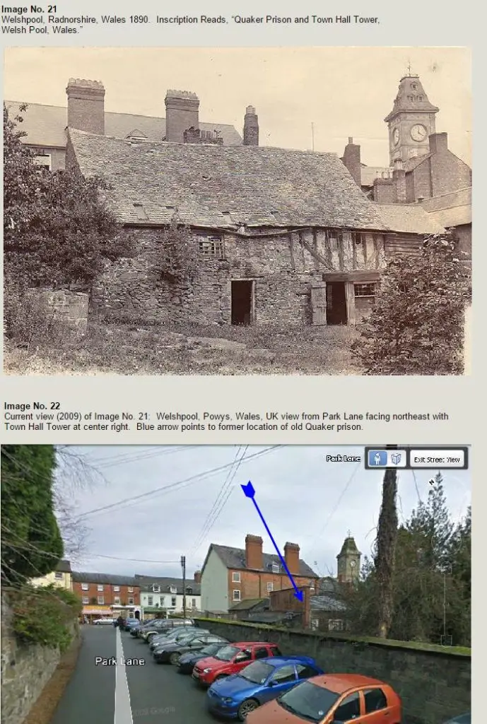 The Quaker Prison - Welshpool 1 Welshpool quaker prison town hall tower